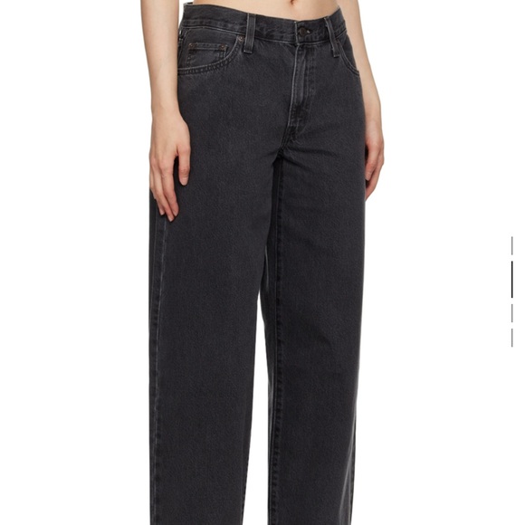 Women's Black Baggy Dad Levi’s - Picture 1 of 10